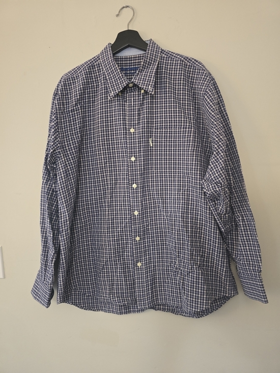 Barbour Other - Barbour Navy and White Check Button-Up "The Sporting Shirt"